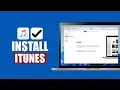 How To Install iTunes on Windows PC Laptop 2026 iTunes Download Install Tutorial