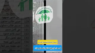 عاجـــــــــــــل الان اسماء المشمولين بالرعاية الاجتماعية شمول جديد عن طريق نواب 