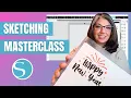 Sketching Like a PRO vs Amateur Using Silhouette