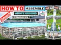 How to Assemble COLEMAN POWER STEEL SWIMMING POOL Step BY Step