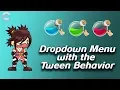 Building a Dropdown Menu in Construct 3 with the Tween Behavior