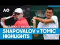 Download Lagu Denis Shapovalov vs Bernard Tomic Match Highlights (2R) | Australian Open 2021