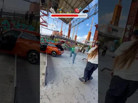 Impossible combination 🔥 #football #calcio #parkour #skate