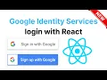 Google Identity Services Login with React 2023 React Google Login