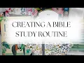 Creating a Bible Study Routine Faith Journaling Reading the Bible One Year Writech Markers