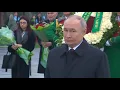 Lagu Путин, Эрдоган, Жапаров, Токаев, Рахмон, Мирзиеев у Монумента Нейтралитета Туркменистана в Ашхабаде