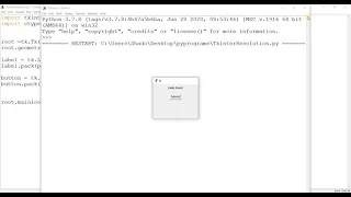 Tkinter Window - Changing Resolution and Scaling
