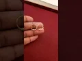 Gold hoop earring in 1 gram with price 2025|lightweight gold Bali with price|#shorts