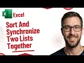 How To Sort And Synchronize Two Lists Together And Align Two Sets Of Data In Excel 2026 Guide