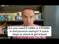 Download Lagu Are you owed £1,000s or £10,000s in lost pension savings? 4 quick steps to check \u0026 get it back.