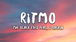 the black eyed peas j balvin ritmo letra lyrics 