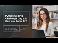 Day Python Coding Challenge Calculate Minimum Number of Currency Notes for a Given Amount