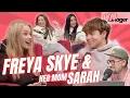 Freya Skye her mom Sarah MOMager