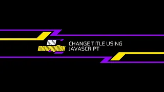 2 Change text using JavaScript