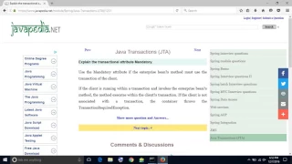 Explain the transactional attribute Mandatory javapedia net
