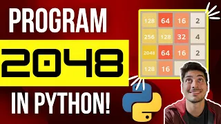How to Make the Classic 2048 Game in Python Pygame Code Tutorial