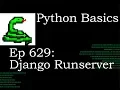 Python Basics Tutorial Run Django Development Server
