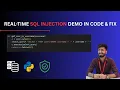 Find and Fix SQL Injection in Code Practical Demo Manual Secure Code Review for SQL Injection