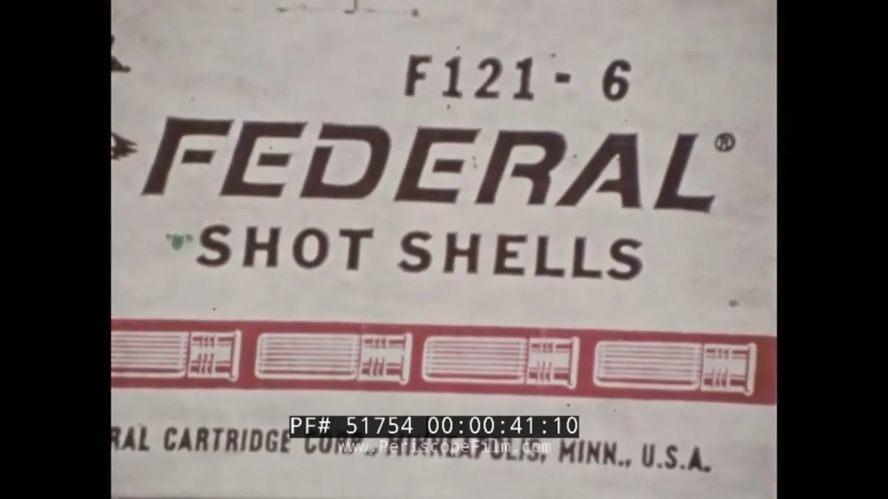 FEDERAL CARTRIDGE SHOTGUN SHELL AMMUNITION PROMOTIONAL FILM 51754
