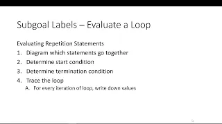 Loops - For Sentinel Java