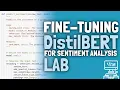 LLM Chronicles 3 Fine-tuning DistilBERT for Sentiment Analysis Lab
