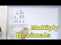 Learn to Multiply Decimals Decimal Multiplication - 15