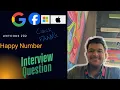 Leetcode 202 Happy Number Java Solution Explaination O n