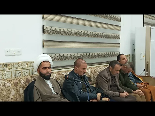 ⁣خلال لقاءه بشباب عتبة( نحن نعمل لخدمتكم )