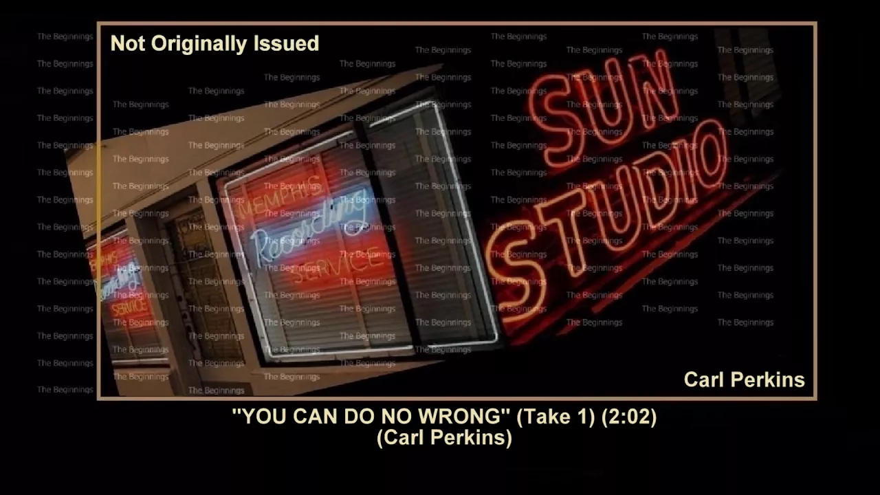 (1956) Sun ''You Can Do No Wrong'' (Take 1) Carl Perkins