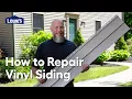How to Repair Vinyl Siding