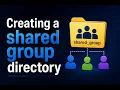 Creating a Shared Group Directory lab11