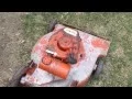 Vintage Jacobsen Mower Start Up