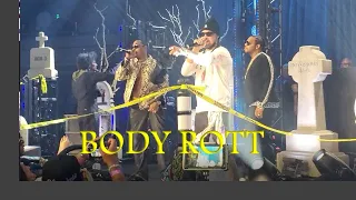 Bone Thugs N Harmony - Body Rott Live FRONT ROW FOOTAGE Versus Vs 3-6 Mafia Bizzy Bone and Wish