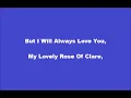 My Lovely Rose Of Clare+OnScreen Lyrics -- Paddy Reilly