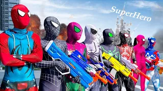 What If 8 Spider-Man Bros In 1 House ??? || SPIDER-MAN's Story New Season 6 ( All Action, Funny...)