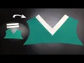 Download Lagu Sew neck V in 10 minutes/ How to sew V-collar/V-neck sewing technique/V-neck sewing is very simple
