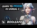 Learn to Model inside Unreal Engine 5 Using Booleans