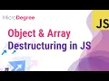 Object and Array Destructuring in JavaScript