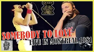 WHAT A LEGEND!! | Queen - Somebody To Love - HD Live - 1981 Montreal | REACTION