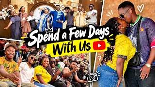 Wedding 💒 ll Going to watch 🇿🇼football with our friends for the 1st time ll Mini grocery shpping 🛍️ 