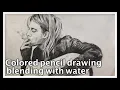 Nirvana Kurt Cobain portrait watercolor tutorial