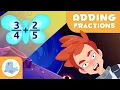 TRICK to ADD FRACTIONS FAST The Butterfly Method Math for Kids