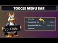 How to Show and Hide Menu Bar in Visual Studio Code