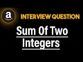 Sum of Two Integers - LeetCode