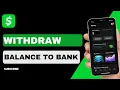 How to Wit raw Cash App Balance to Bank