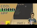 MAKE TODO APP JAVASCRIPT PART-2