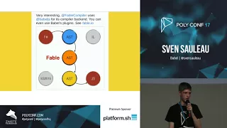 Babel is a JavaScript compiler Sven Sauleau