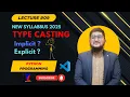 Typecasting in python Type conversion types of type casting type checking CS306