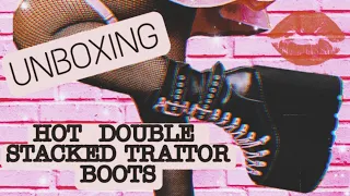 Download UNBOXING HOT DOUBLE STACKED TRAITOR BOOTS(CURRENT MOOD) MP3