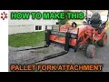 How to Build a DIY Pallet Fork Attachment for 150